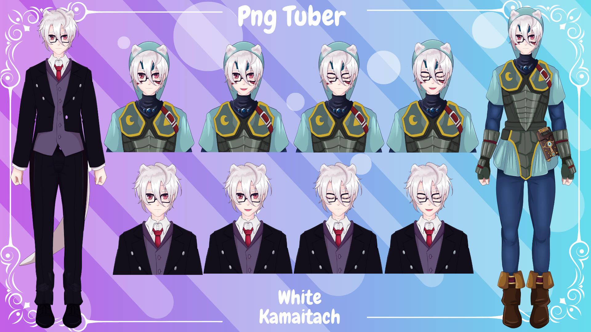 Art: White Kamaitachi PngTuber